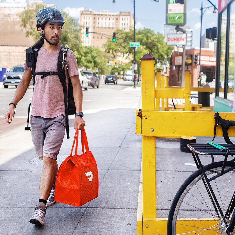 DoorDash on a Bike