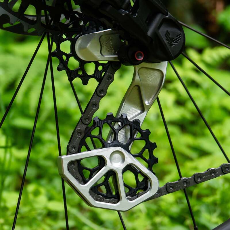 a derailleur on a bike